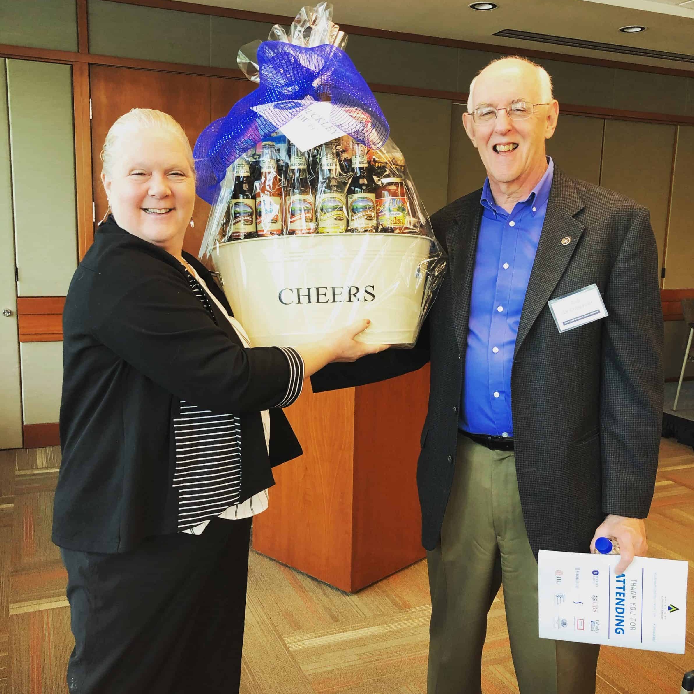 Rose and Colleague - Cheers